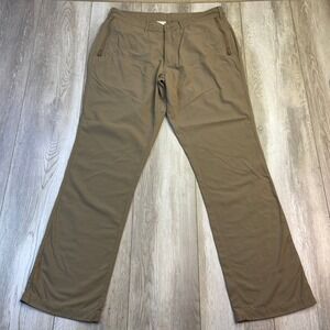 Clothing Arts Pants Mens 34x32 Brown P Cubed Pick-Pocket Proof Travel Business